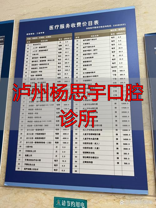 泸州杨氏牙科医生_泸州杨思宇口腔诊所_泸州杨氏牙科诊所怎么样