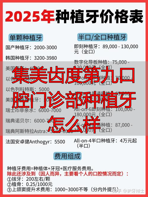 集美齿度第九口腔门诊部种植牙怎么样_口腔科种植牙齿多少钱_口腔医院种植牙多少钱一颗