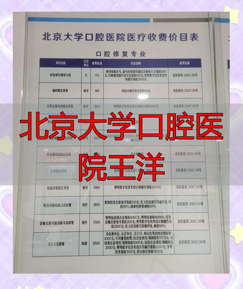 口腔医院大学北京王洋教授_王洋口腔医生_北京大学口腔医院王洋