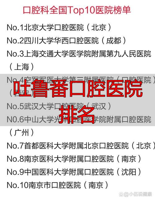 吐鲁番口腔诊所_吐鲁番最好的牙医生_吐鲁番口腔医院排名