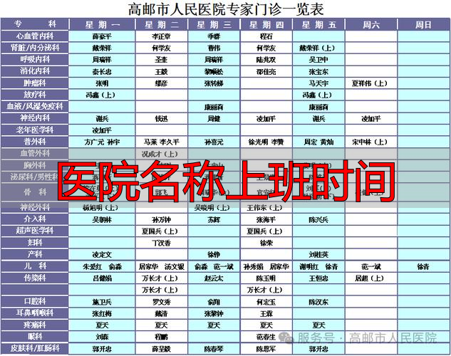 医院上班时间牌子设计图片_医院名称上班时间_上班名称医院时间怎么填